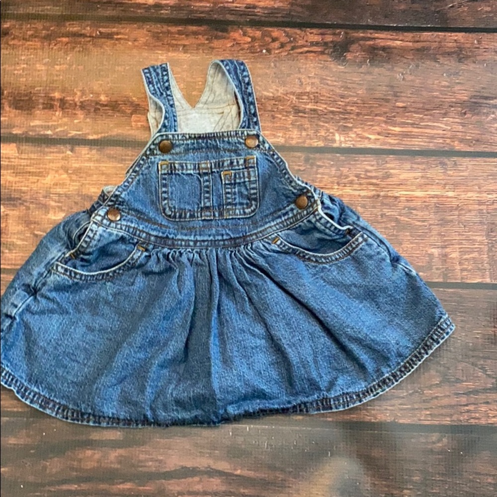 Gap Girls 3-6 month denim dress